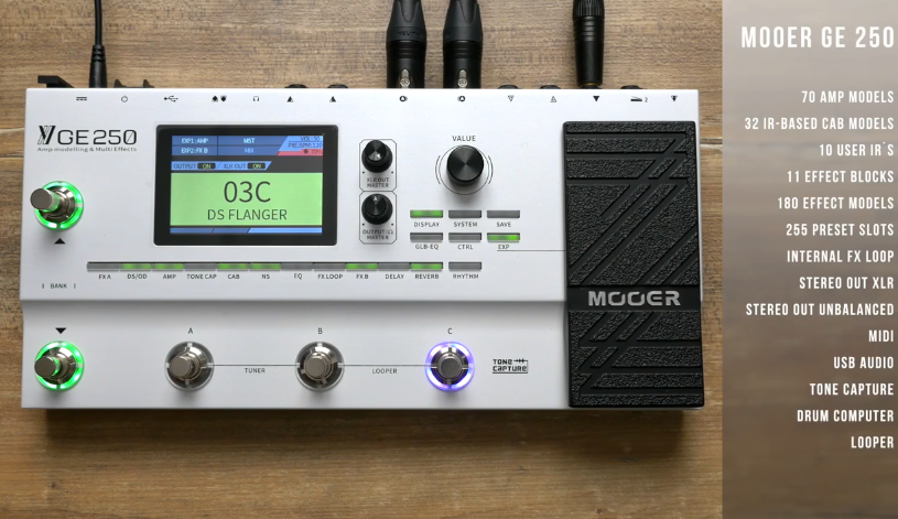 mooer ge 250音色试听